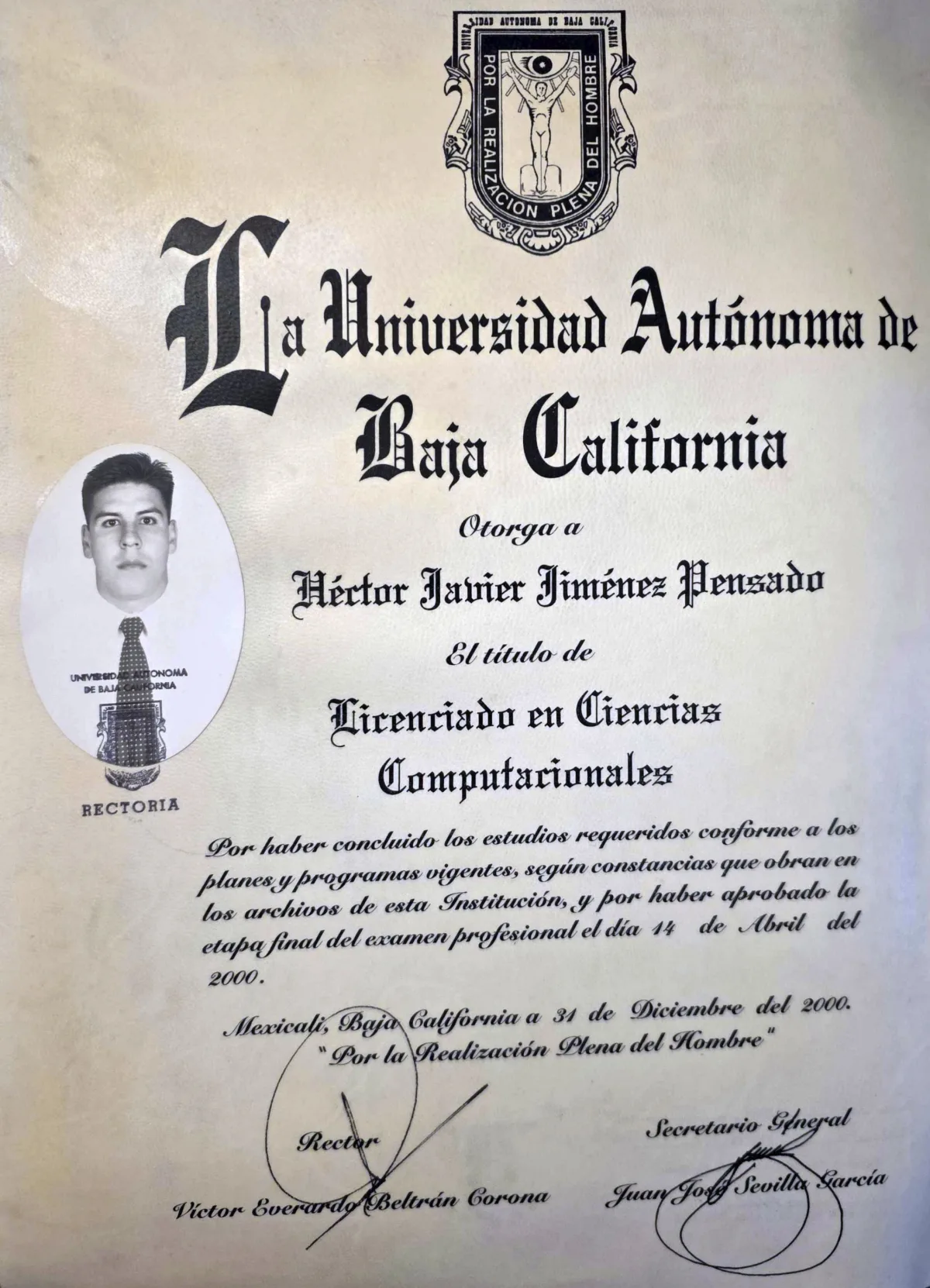 Documento: Licenciatura en Ciencias Computacionales